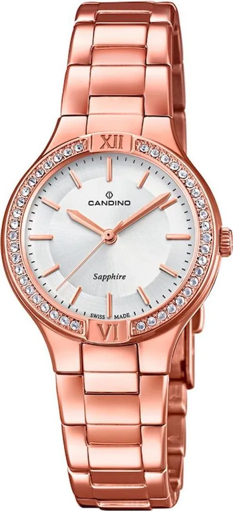 Montre Candino C4630-1 Femme en Acier et Bronze avec Verre Saphir Inrayable