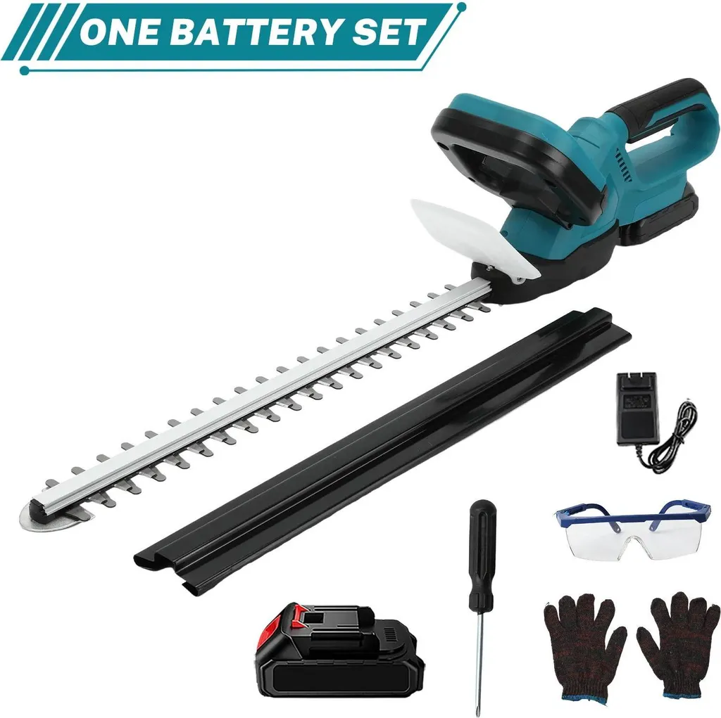 Taille-haie Brushless 2000W 15000 tr/min avec batterie 18V bleu robuste