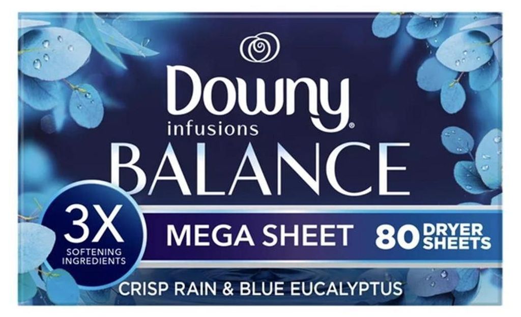 Downy | Foglietti per asciugare - Pioggia frizzante ed Immagine del prodotto 