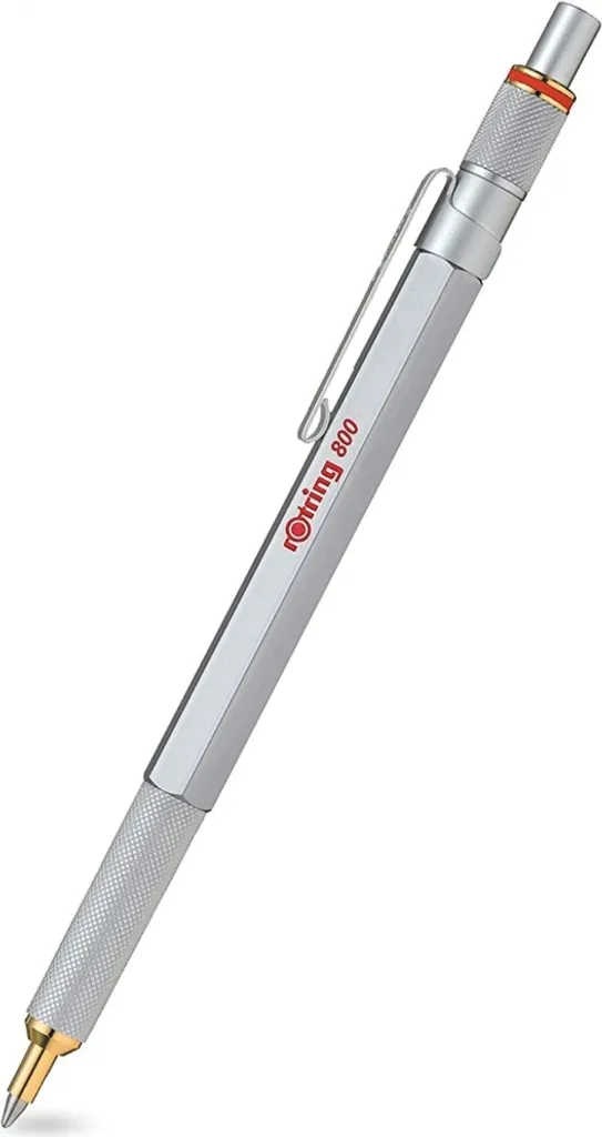 Rotring 2032580 rotring 800 biros argento