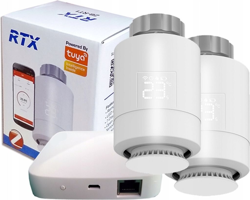 2x Thermostat + ZigBee LAN-Gateway TUYA SET2