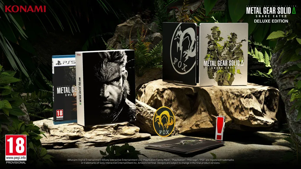 Gioco PS5 Metal Gear Solid Delta Deluxe - Steelbook & Fox Badge
