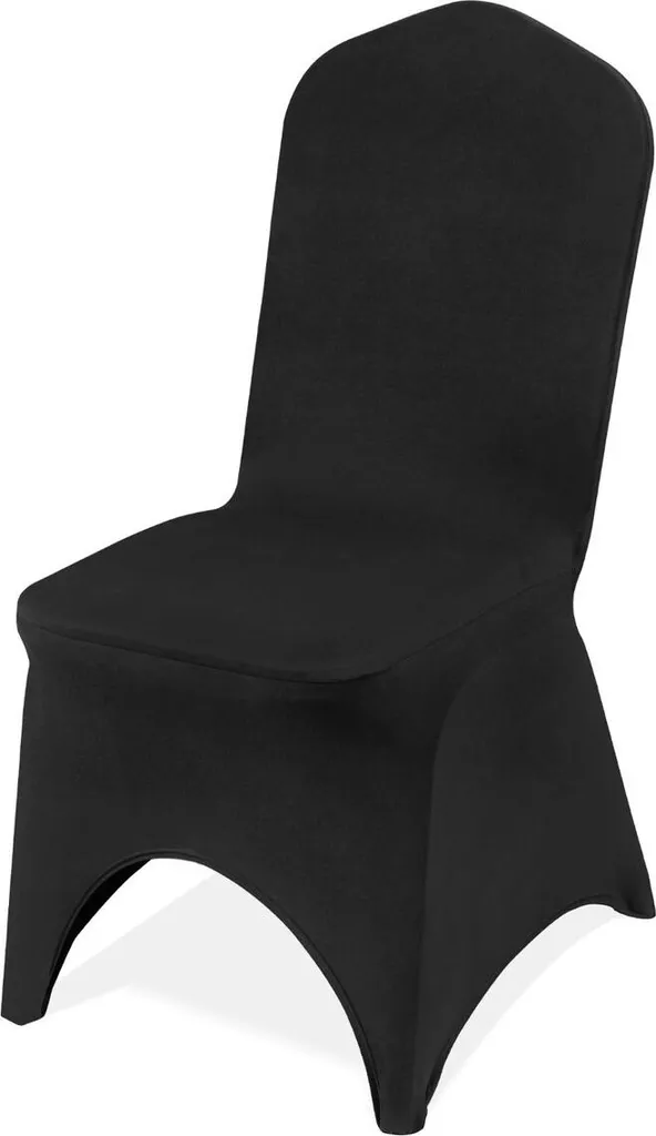 Décoration de Salle Lot de 50 Housses de Chaise Noires de Cérémonie