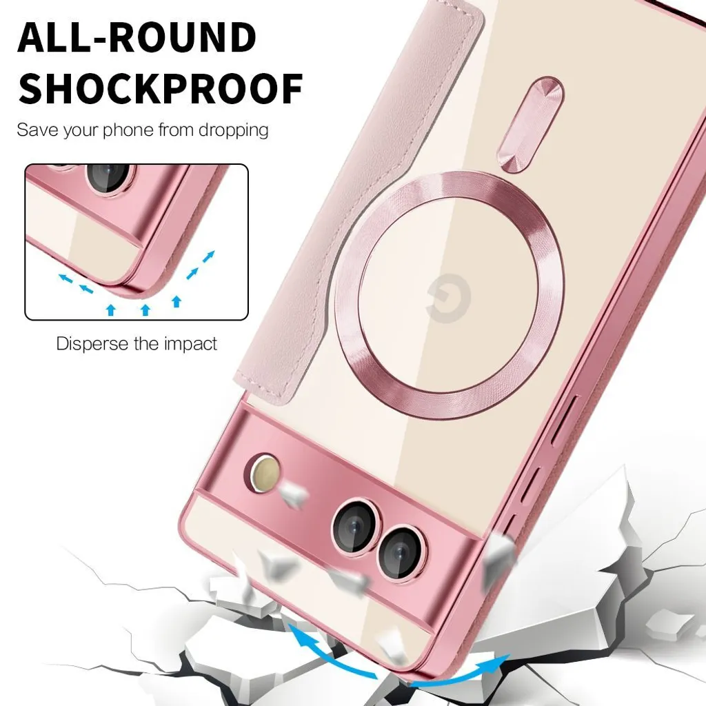 Suncase Custodia in pelle compatibile con Google Pixel 8A