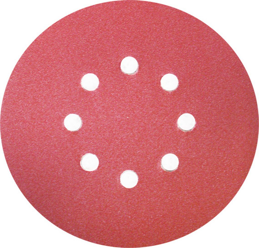 10x feuilles abrasives à auto-agrippant Ø 150 mm 8-trous grain de 240