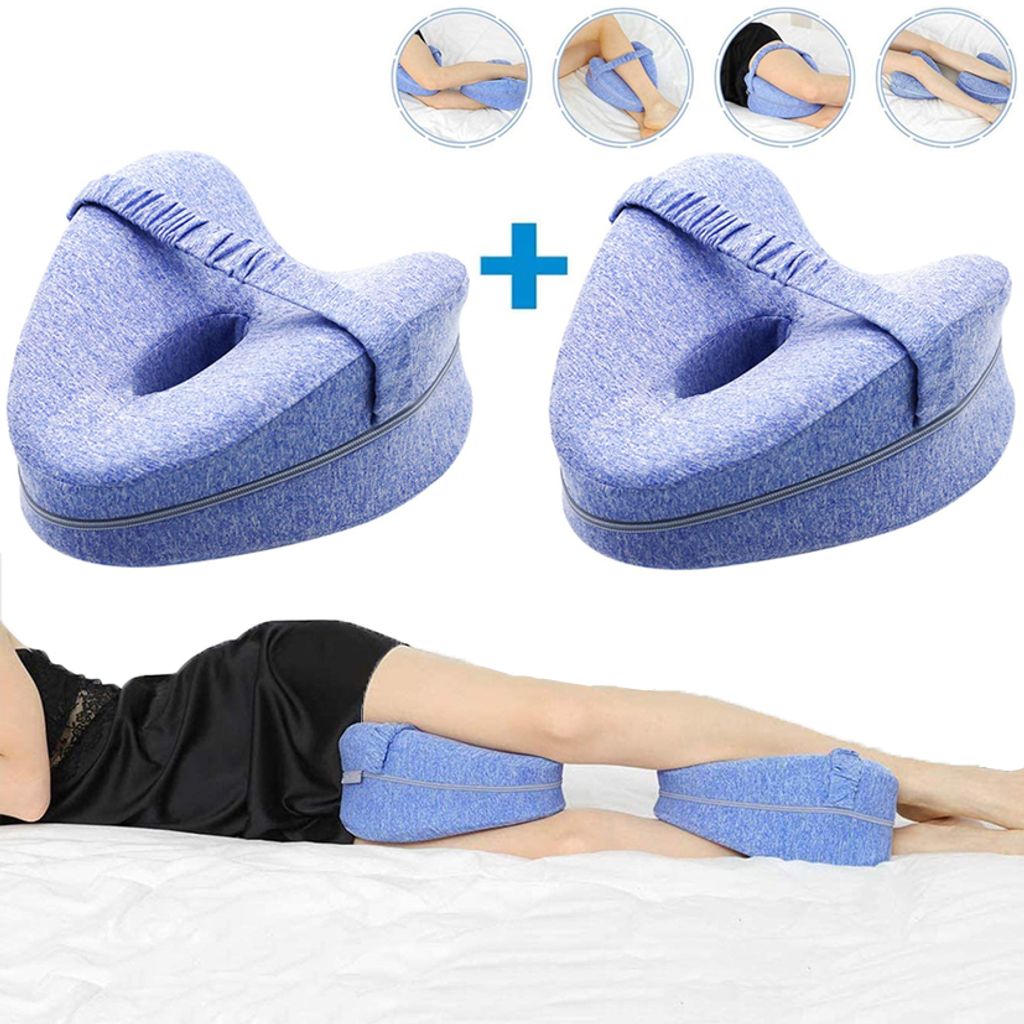 Dreamolino Leg Pillow Kissen ergonomisches Kniekissen Weiß Seitenschläferkissen