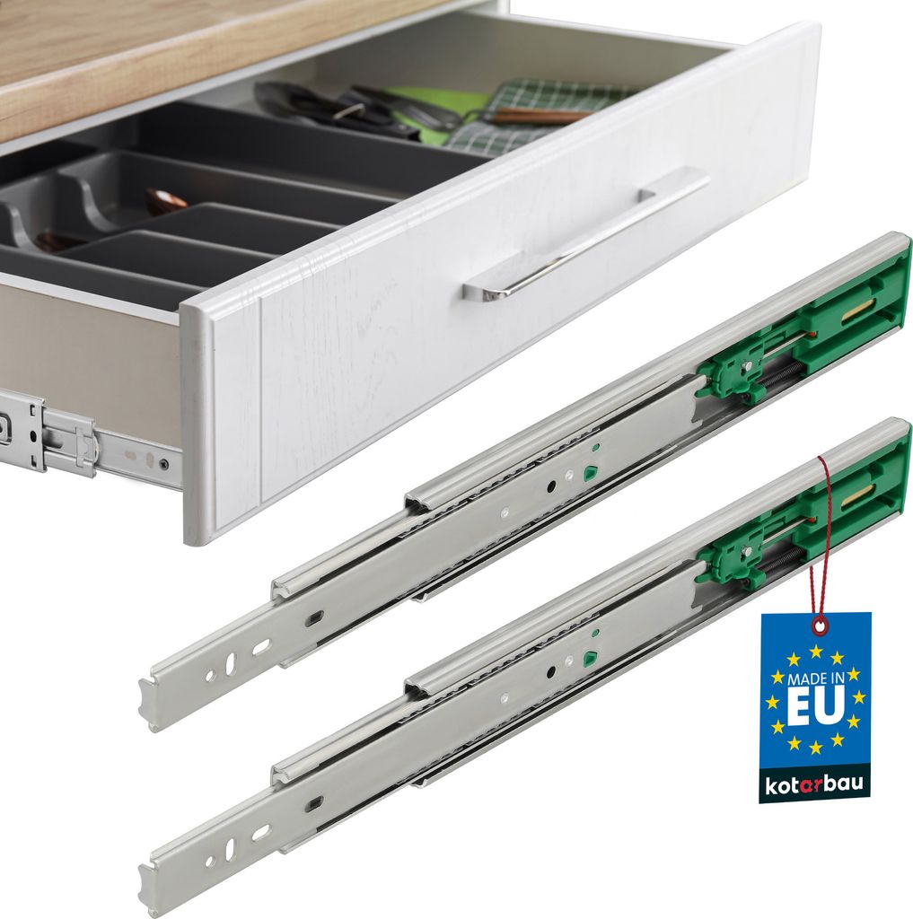 KOTARBAU® Volledig Uittrekbare Ladegeleiders Met Softclose Productafbeelding 