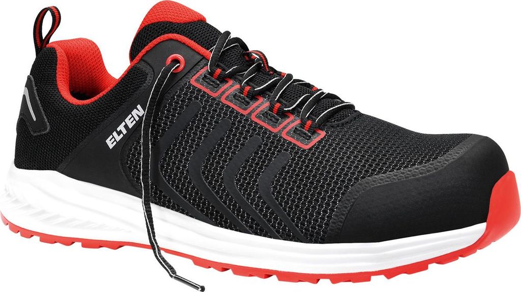 Elten ELTEN Sicherheitshalbschuh LIVAS 720831 S1P ESD Gr. 41 schwarz/rot