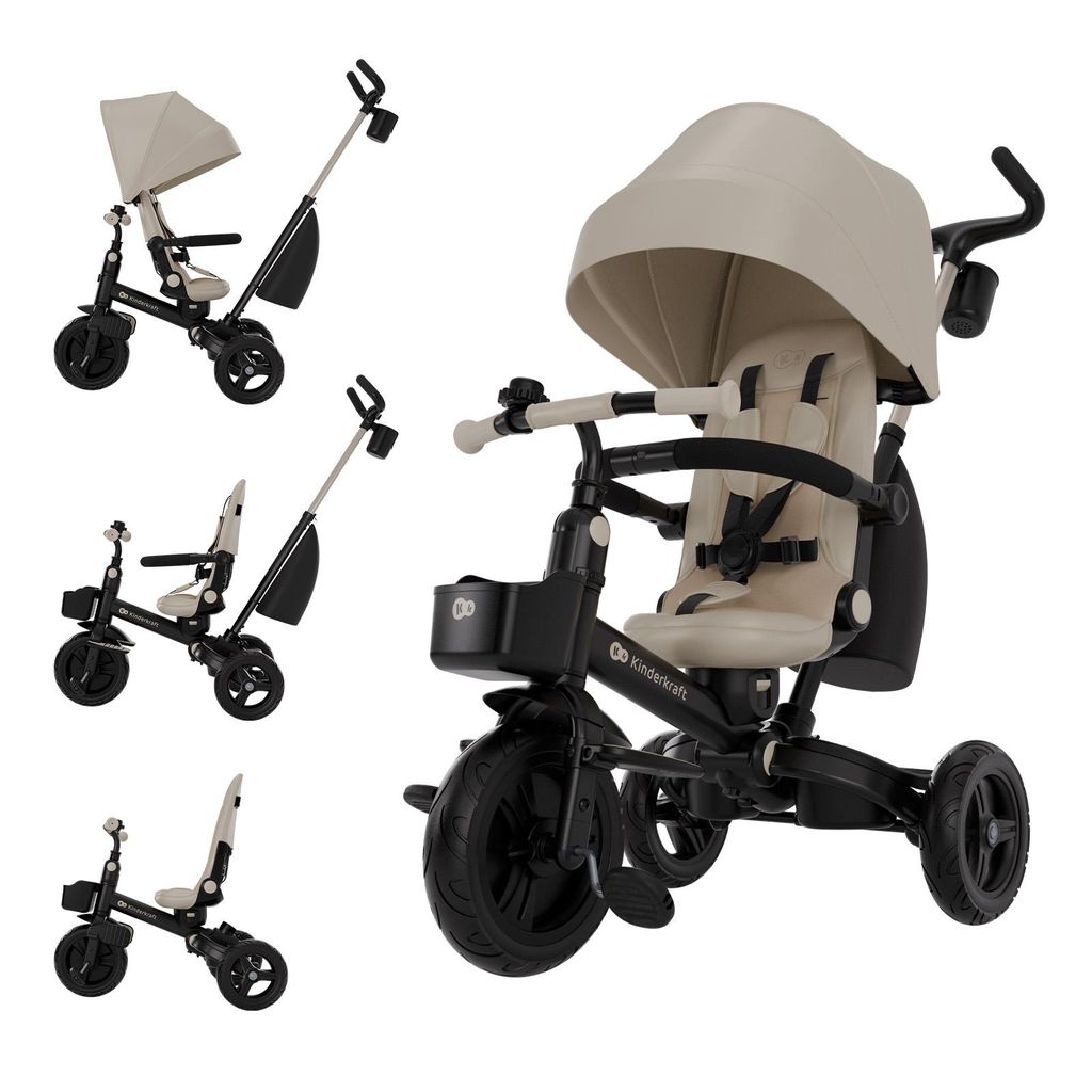 KINDERKRAFT Tříkolka Aveo 2 Plus Beige Obrázek produktu 