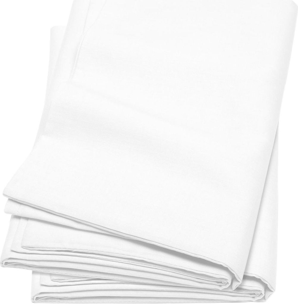 Cinderella Kissenbezug Stretch Molton - 2 Stück - 60 x 70 cm - White | Zubehör Jugendzimmer
