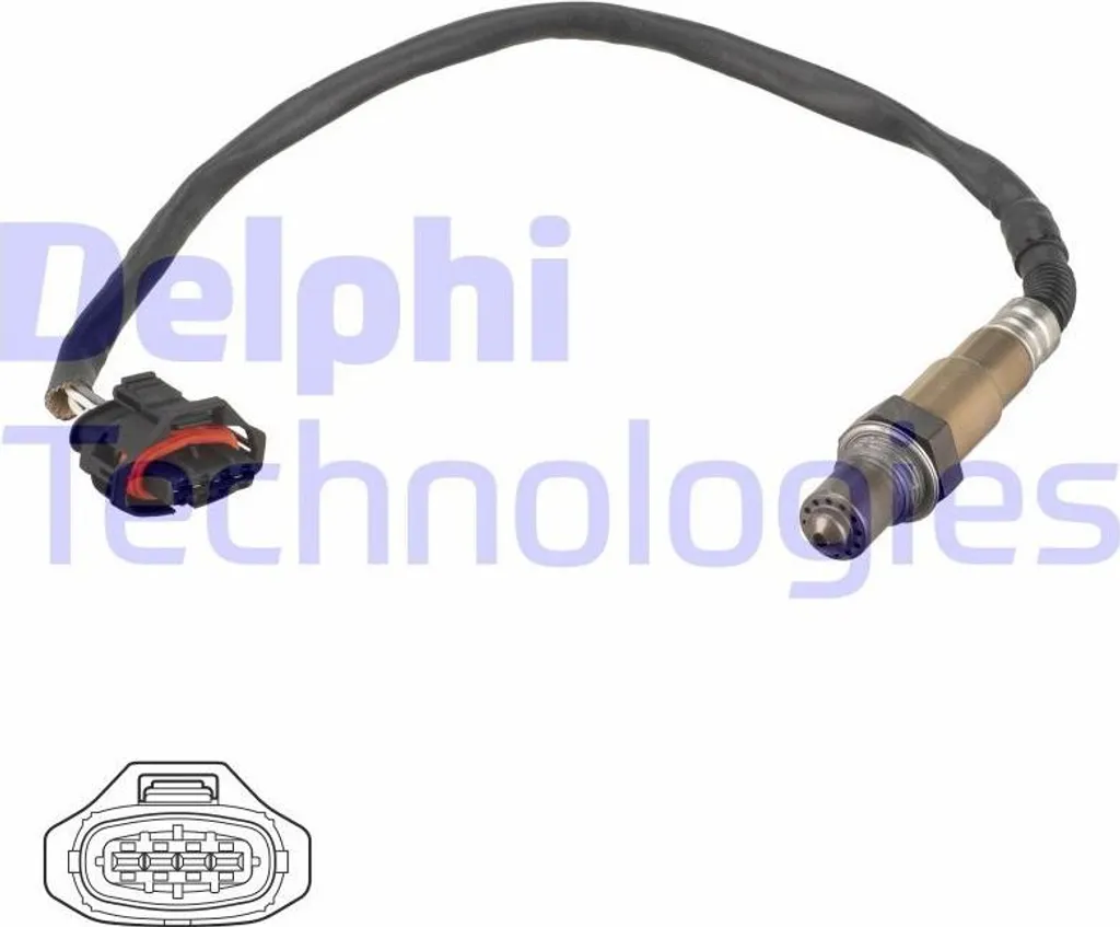 Sonde Lambda Delphi OE 855516 Haute Performance pour Moteur Opel