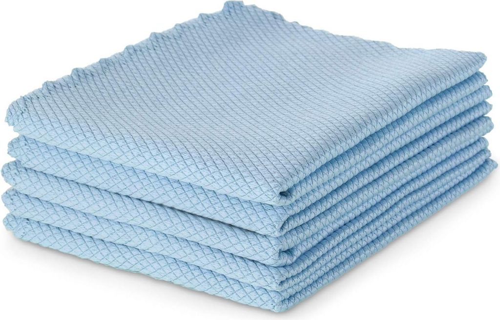 5er-Pack Glasreinigungstücher, Mikrofasertücher zum Produktbild 