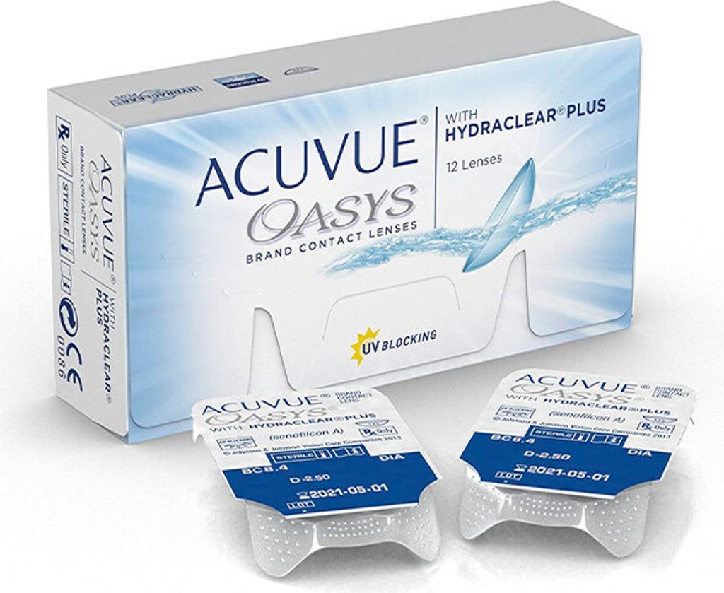 Wymiana soczewek kontaktowych Acuvue Oasys Hydraclear 2 Zdjęcie produktu 
