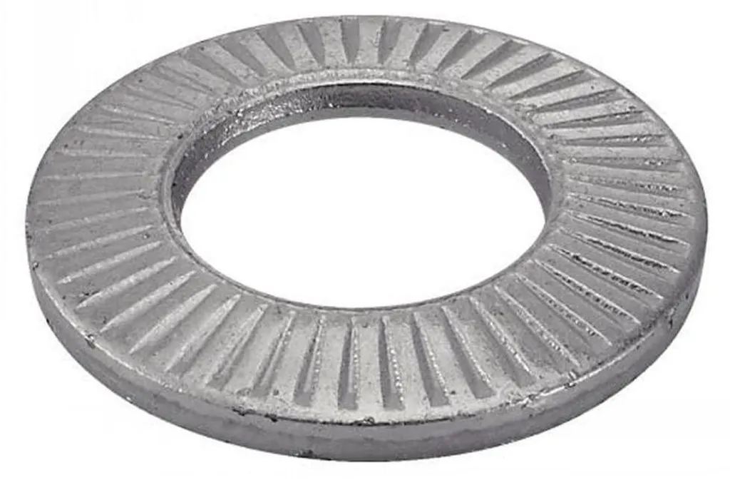 Rondelle Contact Striée NFE 25511 12mm en Acier Zinc D-Work - 200 Unités