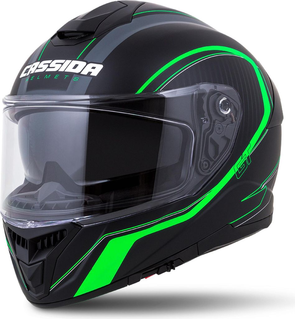 integral GT 2.0 Reptyl Helm, CASSIDA (schwarz/grün/weiß, Größe S)