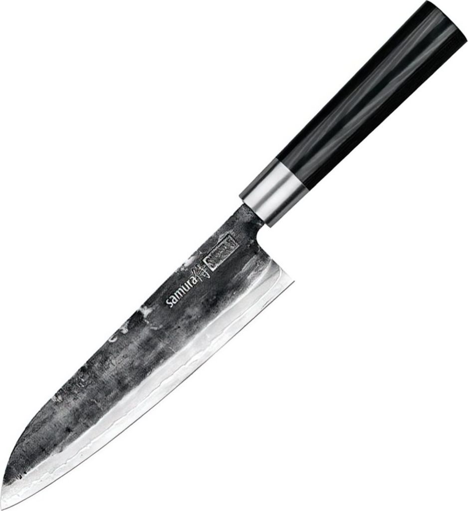SAMURA Super 5 Professionelles Japanisches Küchen-Santokumesser 182mm/7.2"