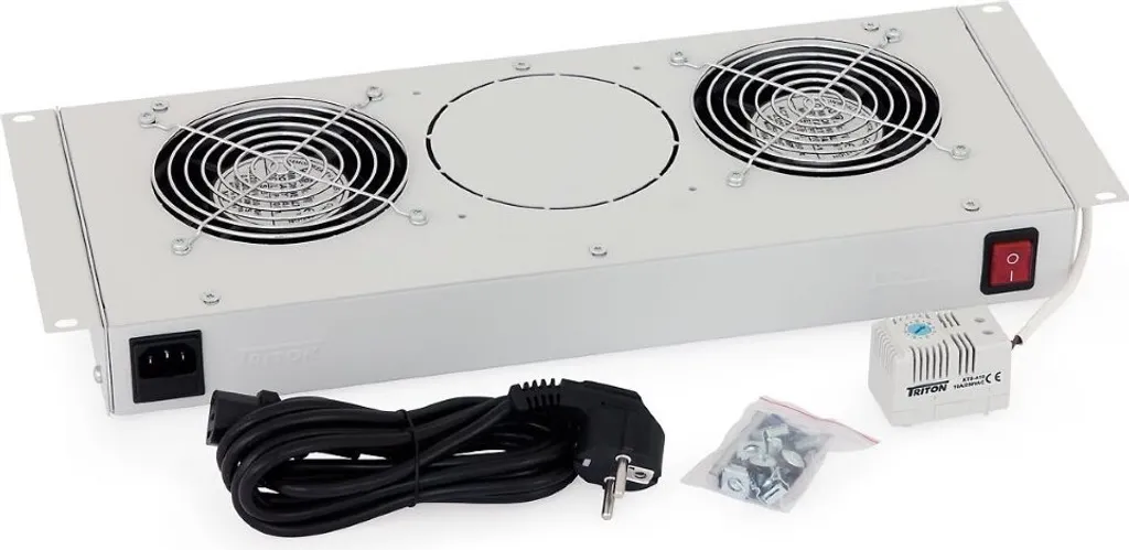 Ventilateur pour tableau mural Triton 19 pouces avec thermostat intégré