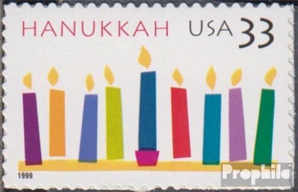 Briefmarken USA 1999 Mi 3212 (kompl.Ausg.) postfrisch Chanukka