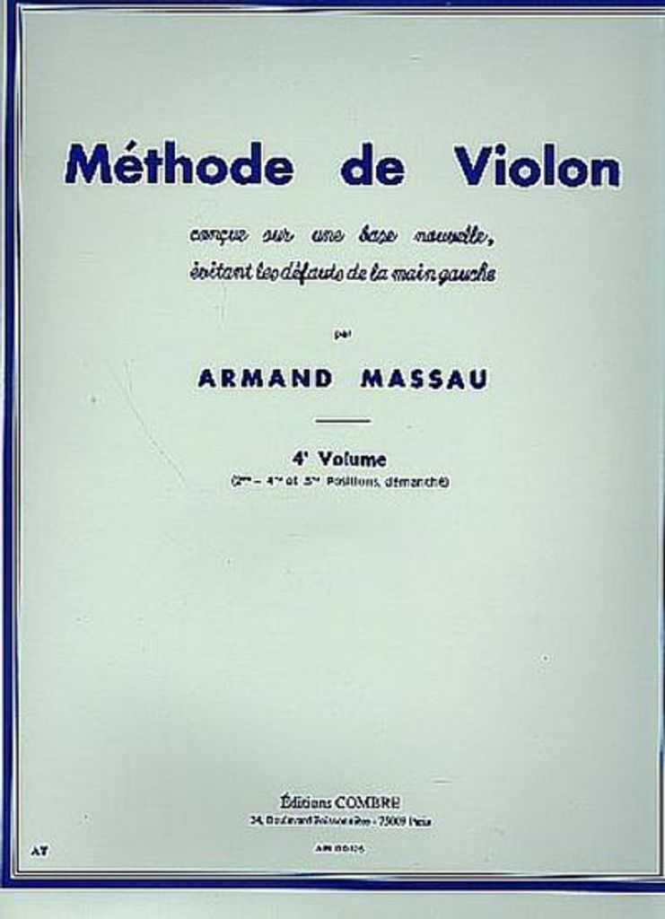 Méthode de violon vol.42me, 4me et 5me positions, démanché
