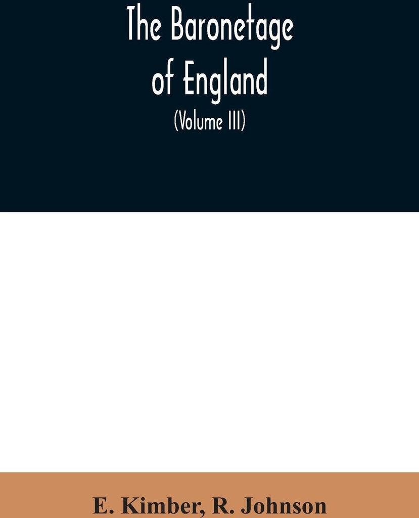 The baronetage of England