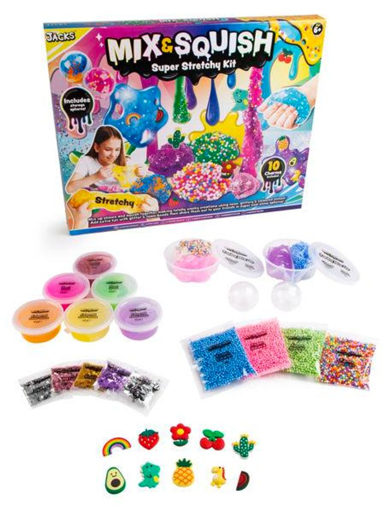 Mix and Squish Super stretchy Slime kit Produktbild 