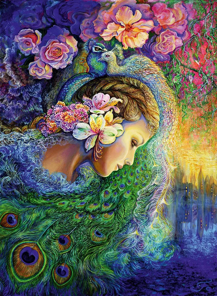 Puzzle 3000 pièces Paon Étourdissement Grafika aux couleurs éclatantes