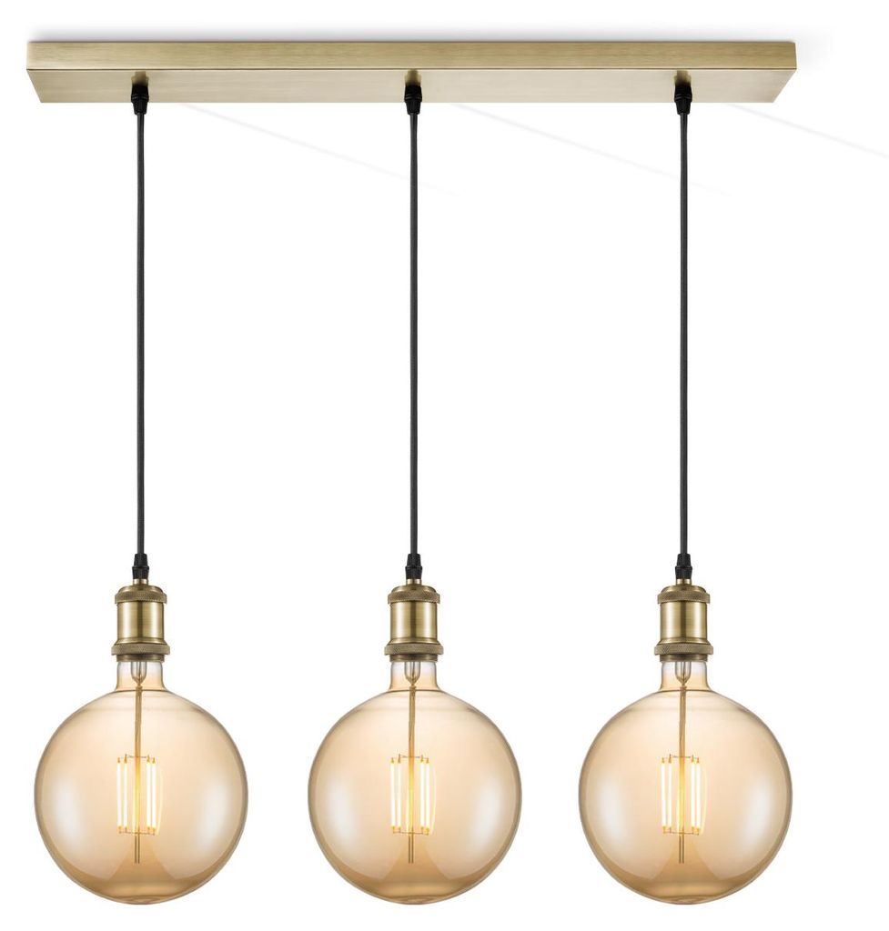 Home Sweet Home Hängeleuchte vintage Globe LED 3L G18- Produktbild 