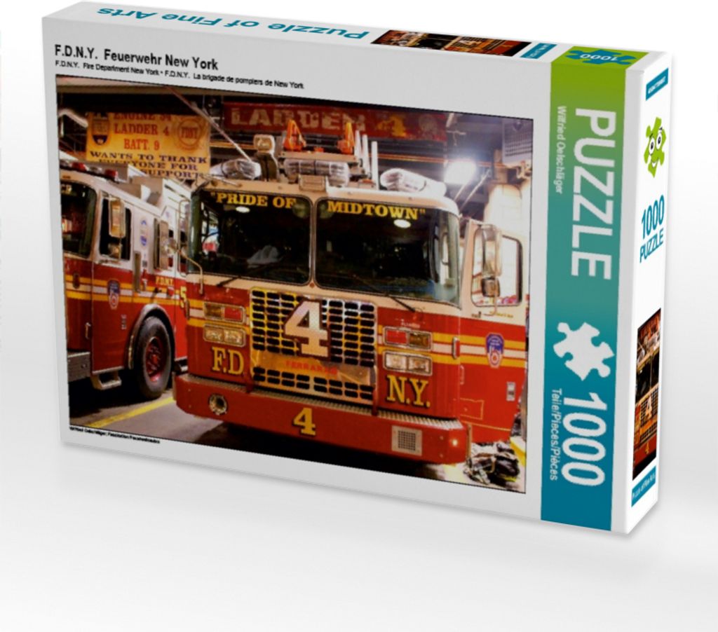 CALVENDO Puzzle F.D.N.Y. Feuerwehr New York | 1000 Teile Lege-Größe 64x48cm Foto-Puzzle für glückliche Stunden