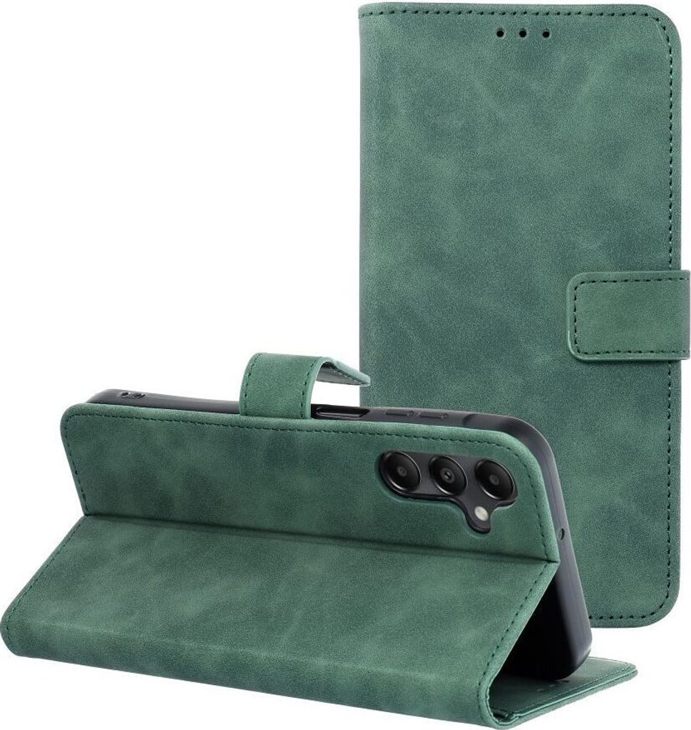 TENDER Book Holster passend für SAMSUNG A15 4G / A15 5G grün