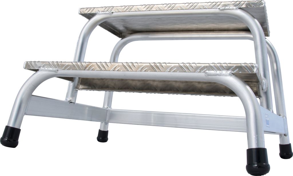 Krause Aluminium Montagetritt Arbeitshöhe max. 2.40 m Alu 2