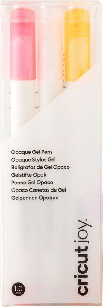 Cricut Joy Opaque, Verschlossener Gelschreiber, Orange, Pink, Weiß, Mehrfarbig, 1 mm, 3 Stück(e)