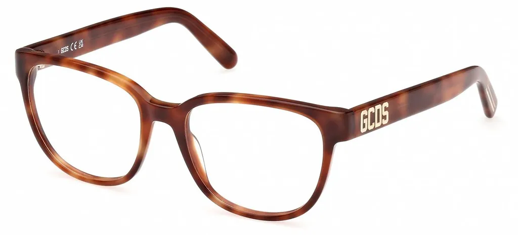 Lunettes Gcds GD5034 Dark Havana en acétate écaille foncé de qualité