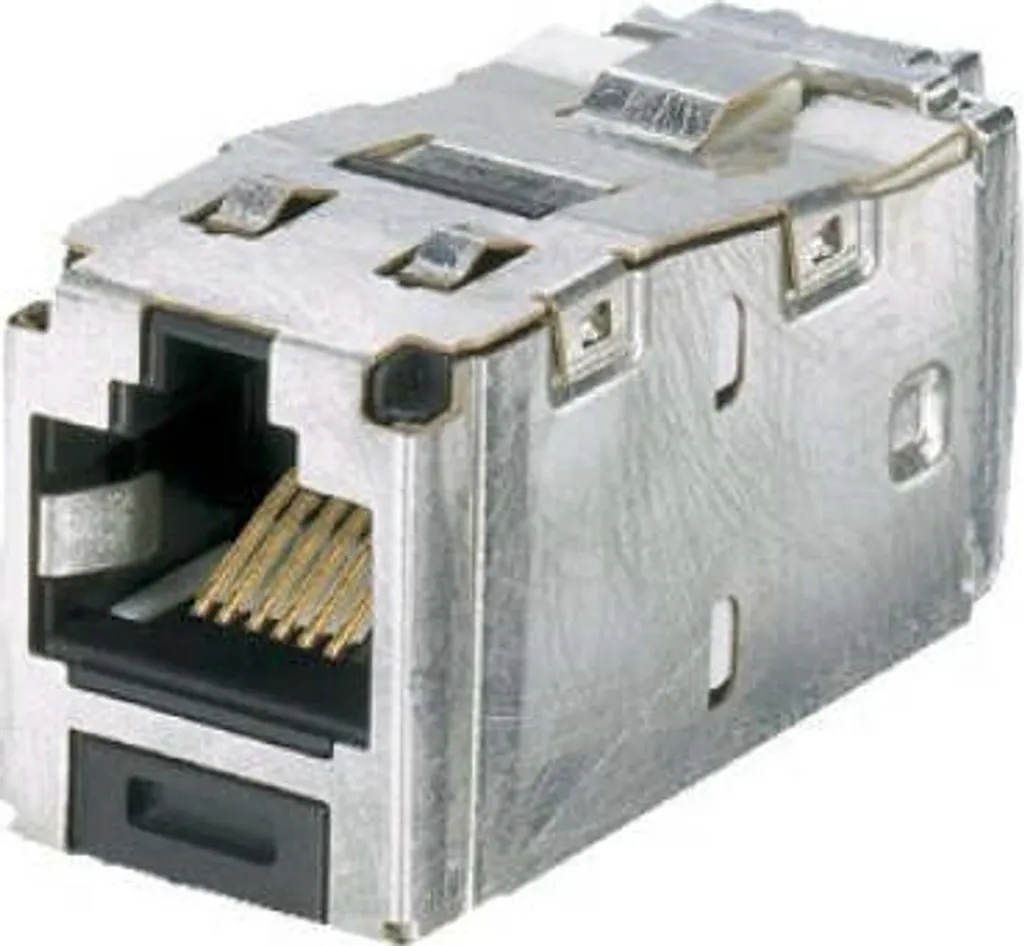Panduit CJS688TGY Mini-Jack Cat6 RJ45 Blindé Keystone Jack Silver