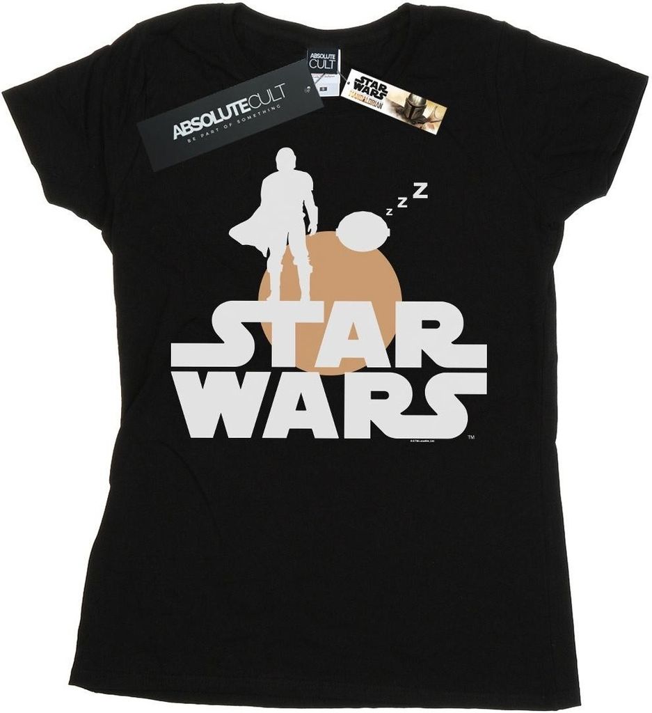 Star Wars - "The Mandalorian And The Child" T-Shirt für Damen BI42959 (M) (Schwarz)