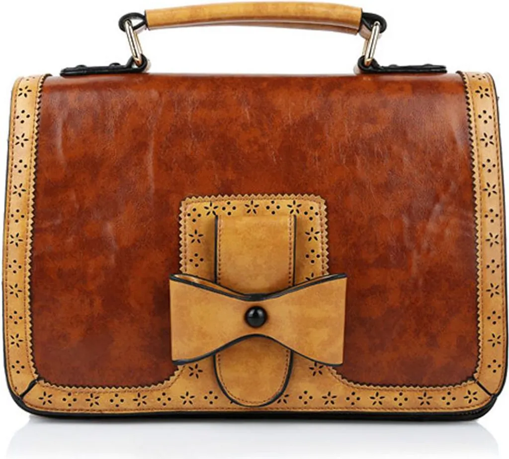 Borsa Rockabilly Banned Scandal Brown: L'Accessorio Vintage Definitivo