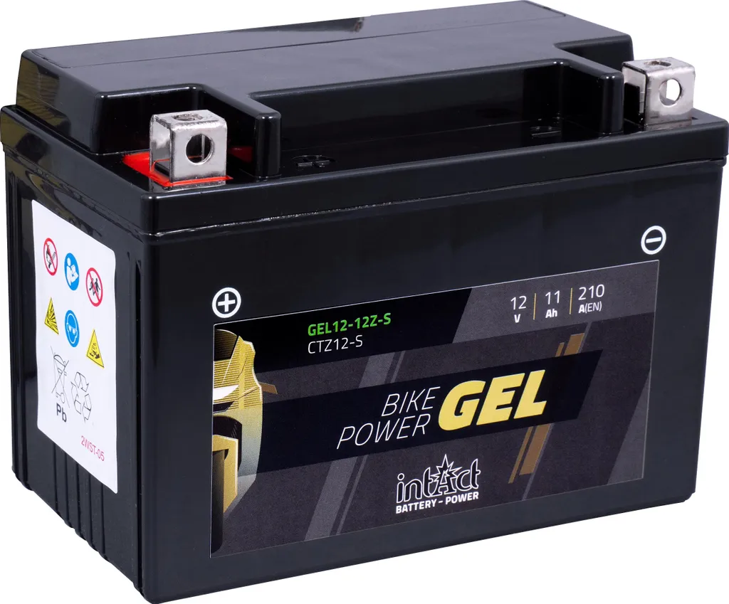 Batterie moto intAct Bike-Power GEL CTZ12-S 12V 11Ah haute performance