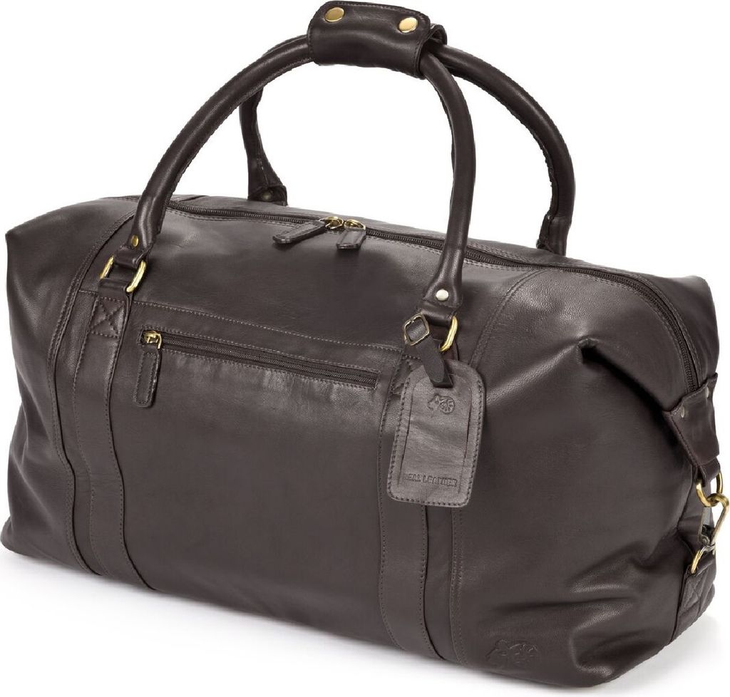 Eastern Counties Leather große Reisetasche EL151 (Einheitsgröße) (Schwarz)