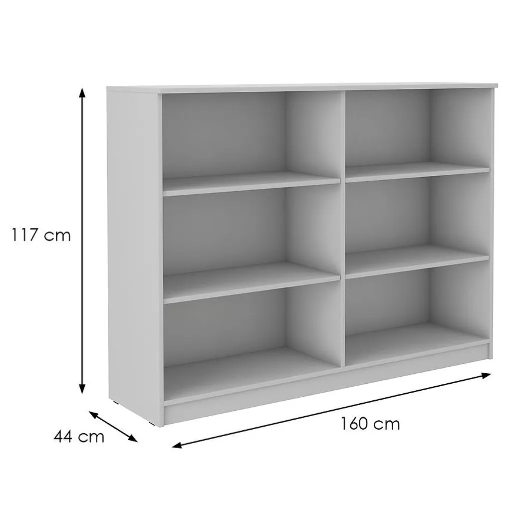Étagère grise MABAKA grande capacité - Tablettes modulables et robustes - 2