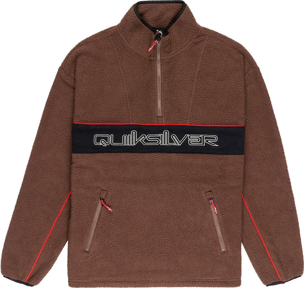 Quiksilver Omni Fleece Mit Halbem Reißverschluss Braun 2XL Mann Braun 2XL