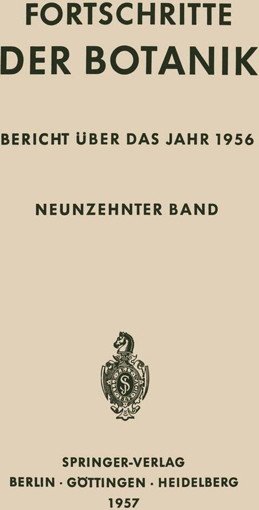Bericht Über das Jahr 1956