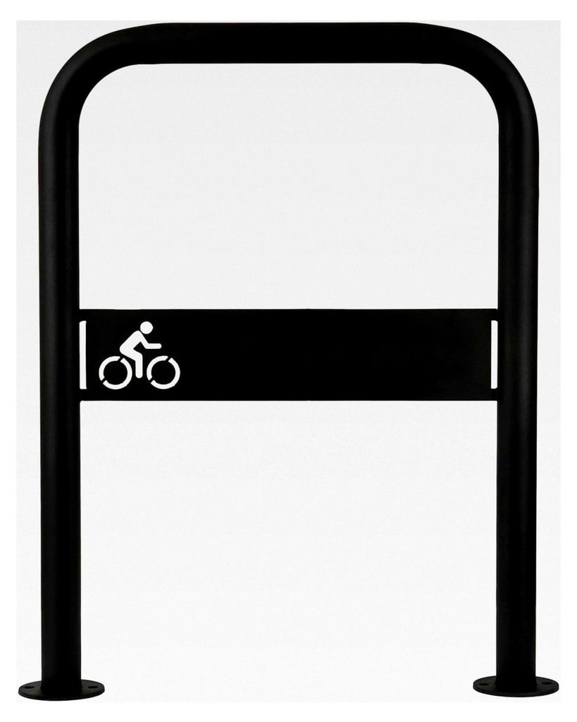 Fahrradständer Boden - 80 x 60 cm für 2 Fahrräder - stabiler Fahrradständer für Mountainbike und E-Bike - galvanisierter und pulverbeschichtet...