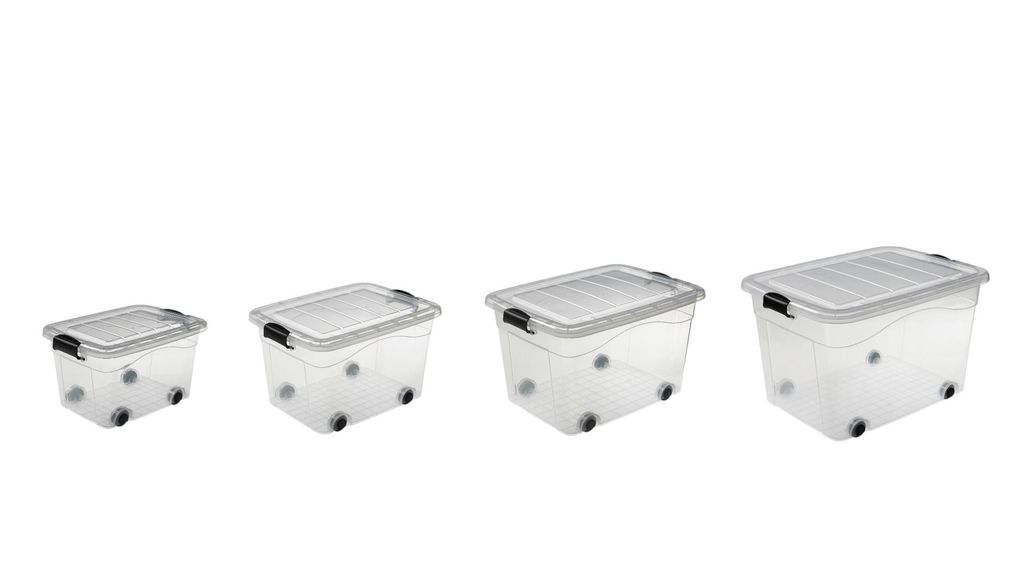 Set Aufbewahrungsboxen 20 ltr. + 40 ltr. + 60 ltr. + 100 ltr. - 1 Stück