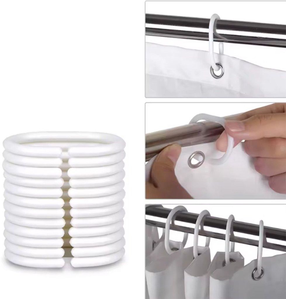 Krúžky na záves do sprchy – Krúžky na záves do sprchy – Obrázok produktu 