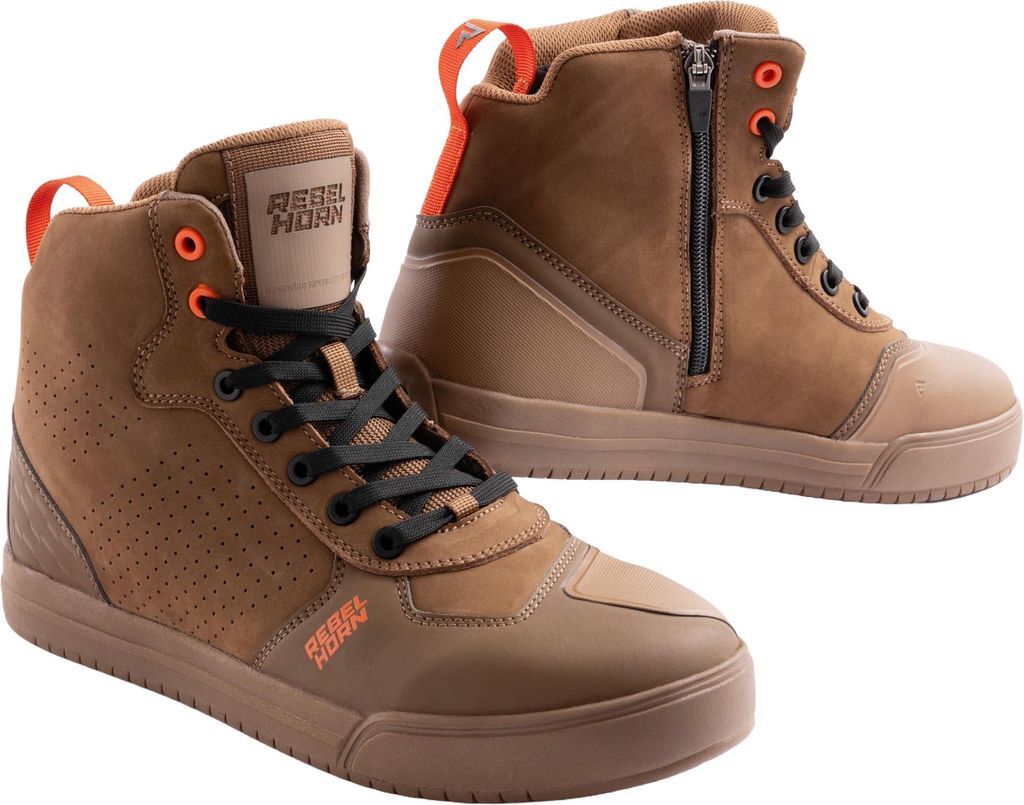 Rebelhorn Spike Motorrad Schuhe, braun, 43 Produktbild 