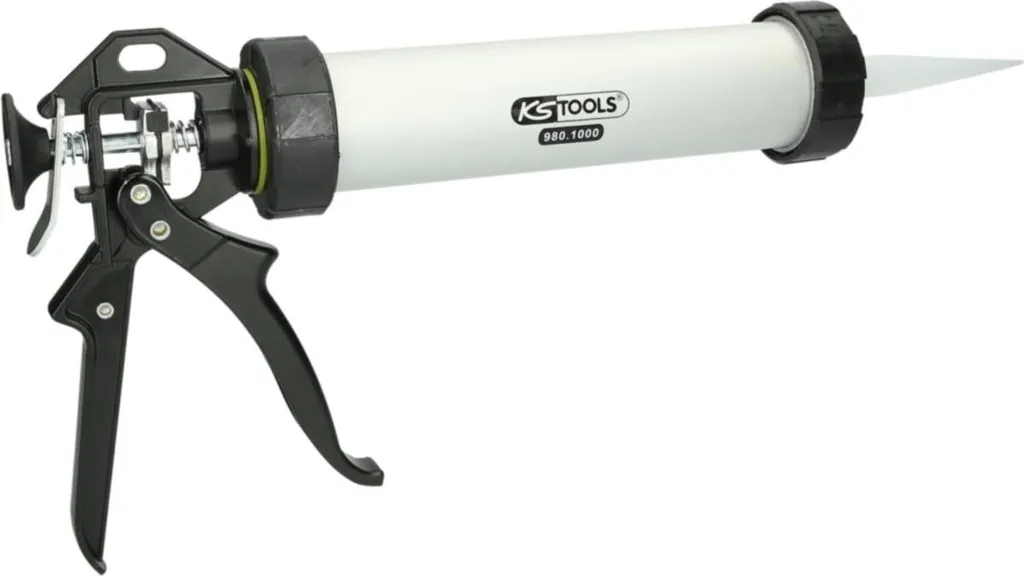 Pistolet à mastic manuel KS-TOOLS 750g robuste pour joints et colles - 8