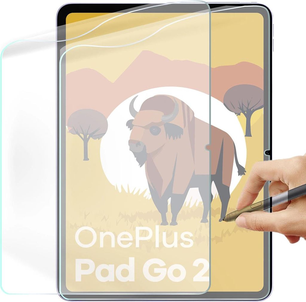 2x Papierimitationsfolie für OnePlus Pad Go 2 Bizon Film Tab Papirus Duo
