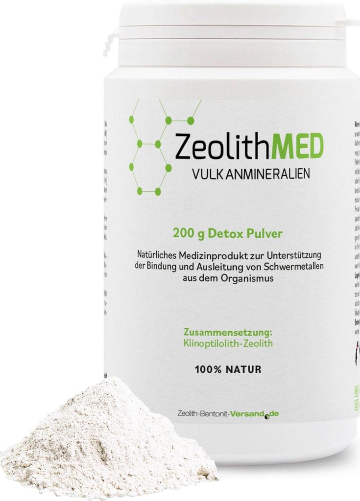 Zeolith MED Detox Pulver 200g Medizinprodukt