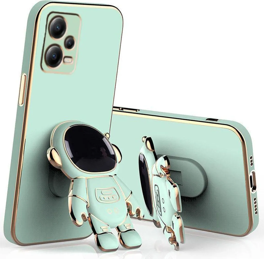 Cover Bambini e Adulti Astronauta 3D Verde Redmi Note 12 Pro+ 5G - 1