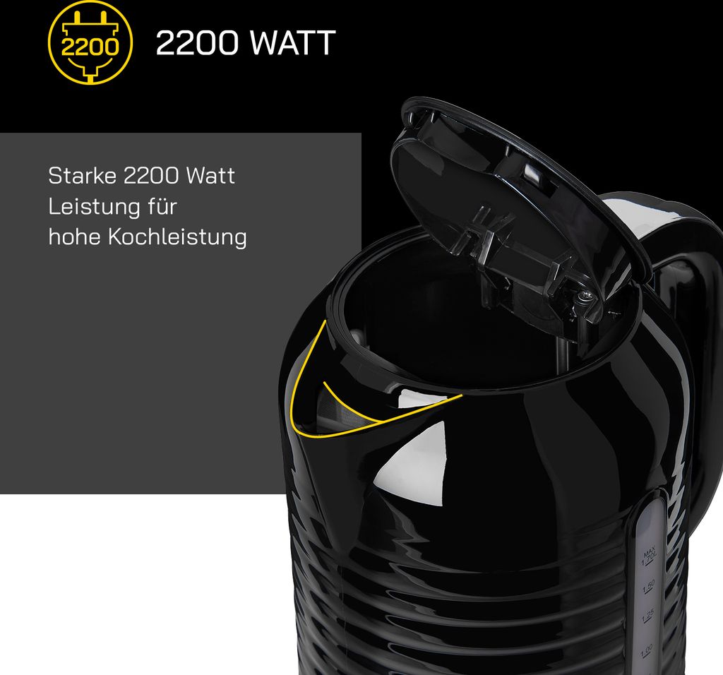 Matt Weiß Wasserkocher Eva Solo Wasserkocher 1,5l Matt White - 100% Tropffrei & Kabellos Tropffreier Wasserkocher 1.5l Matt