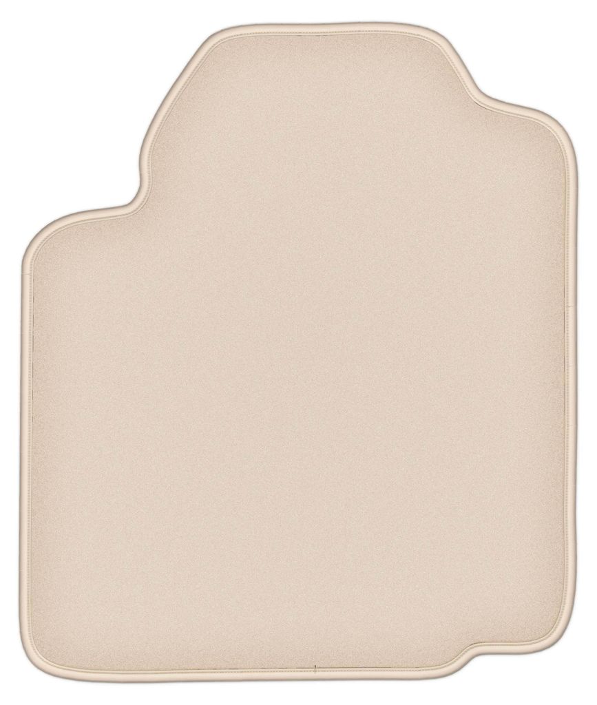DURBAN Beige Velours-Fahrerfußmatte für Ford Fiesta MK4 Schrägheck (1995-1999)